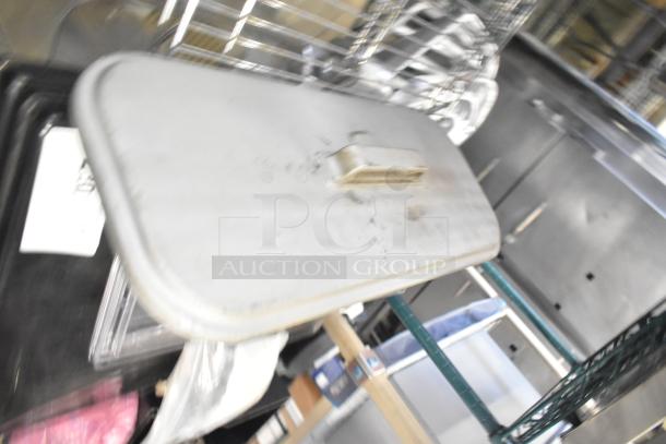 Tier lot including ice cream machine lids, ice head panel, switch kit for H-600, portafilters, Danfoss filter drier, Bunn spouts.