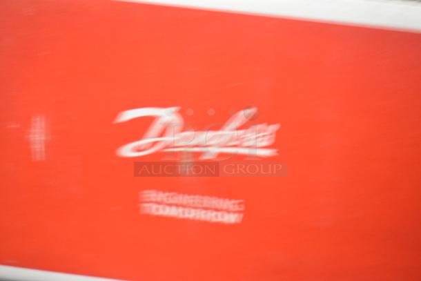 Red Danfoss box marked "ENGINEERING TOMORROW," part of ALL ONE MONEY! Tier Lot, includes Ice Cream Machine Lids, Ice Head Panel, and more.