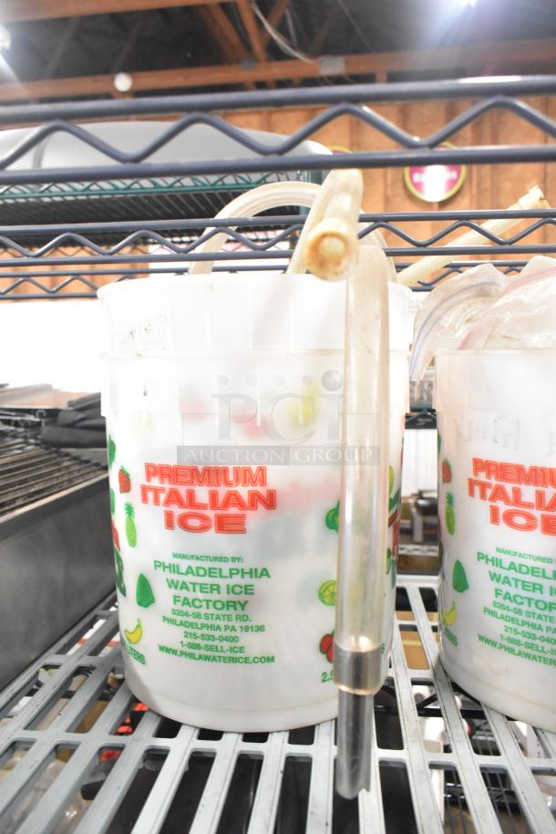 Assorted kitchen equipment lot featuring a Turbochef kickplate, Taylor ice cream drip tray, and carbonated beverage drip tray.