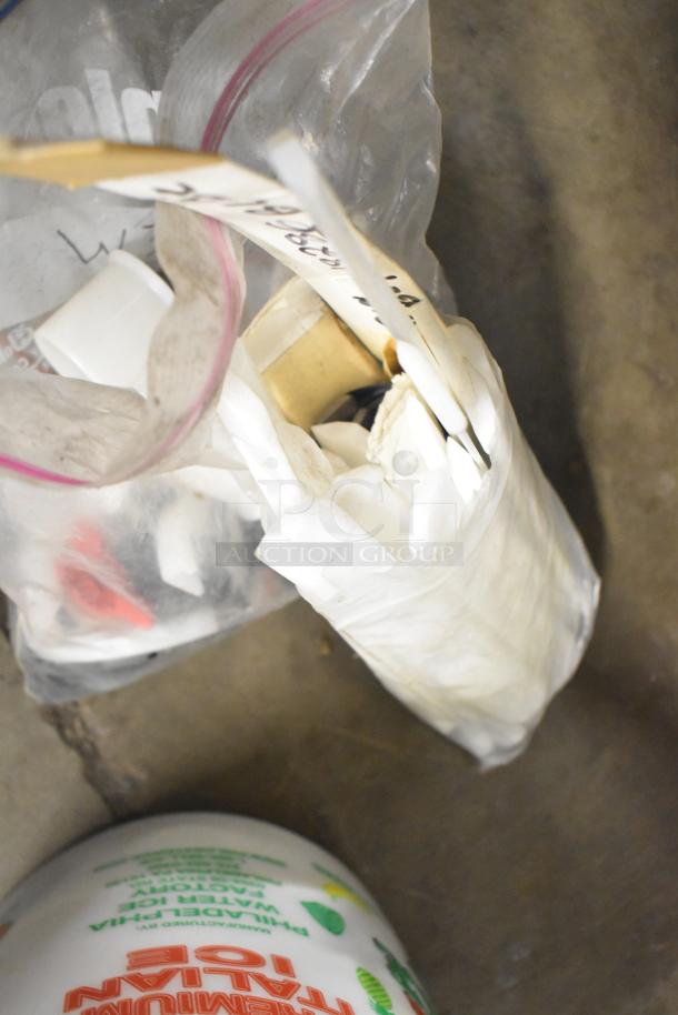 ALL ONE MONEY! tier lot with Turbochef kickplate, Taylor ice cream machine drip tray, carbonated beverage machine drip tray.