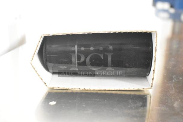 Gaggia Vetro Black 3 Group Espresso Machine, model MGV293NPU, showing minor scratches, in original packaging.