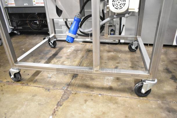 BRAND NEW 2025 Belshaw Adamatic TG-50 Thermoglazing Station, stainless steel, commercial casters, 208V, 1 phase, scratch and dent.