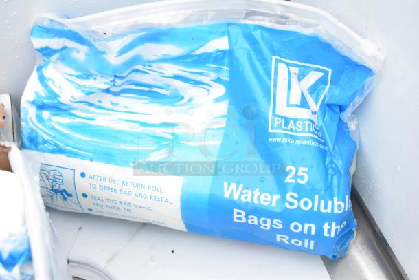 Brand new Regency 600SM162012 16-gauge stainless steel mop sink, 25", scratch and dent, 20" x 16" x 12" bowl size.