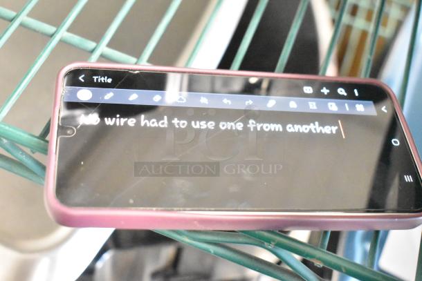 Hobart HTi-7LH26 commercial food scale, tested and working, no power cord, 120/208-240V, 1 phase.