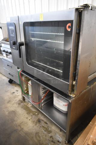 2021 Convotherm C4eD6.20ES-N combi convection oven, stainless steel, electric, on stand, 208/240V, 3 phase, used condition.