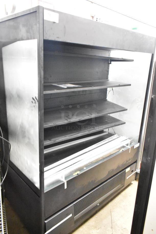 BRAND NEW Avantco 193VOA60B Black Vertical Open Air Merchandiser, LED lighting, extra deep, 115V, 1 Phase, scratch and dent.