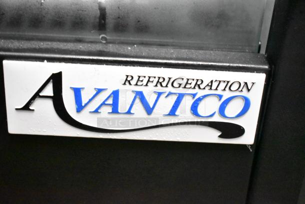 Brand new Avantco 193VOA60B black extra deep vertical open air merchandiser label with LED lighting. 115V, 1 phase.