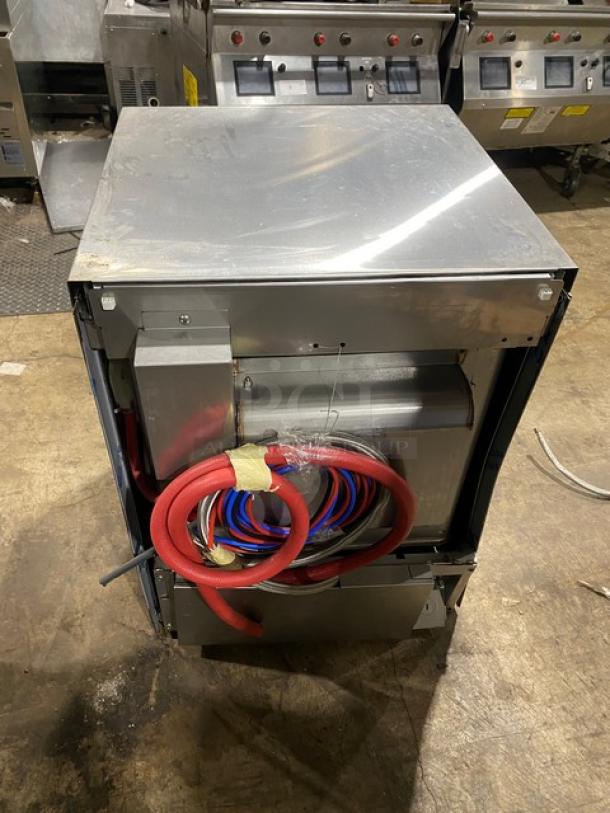 Hobart Advansys LXNR undercounter dishwasher, stainless steel, electric, high-temp, Energy Star certified, model SN: 231262127.