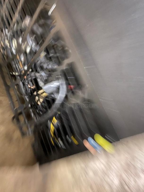 Refrigerated open grab-n-go merchandiser by Structural Concepts, Model B32, with 3 shelves and pull-down night curtain, 120V.