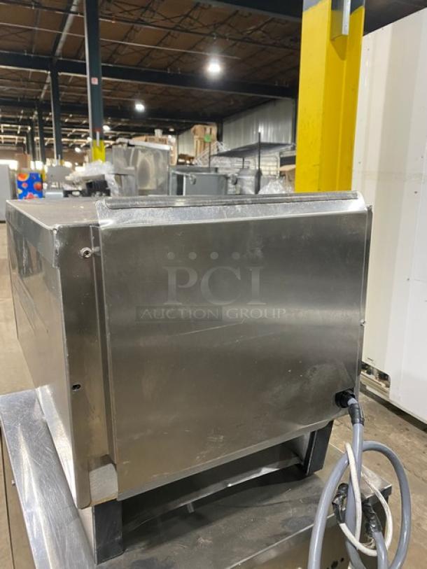 Hatco Toast-Qwik Series stainless steel conveyor toaster in good condition, shown on a countertop in a commercial setting.
