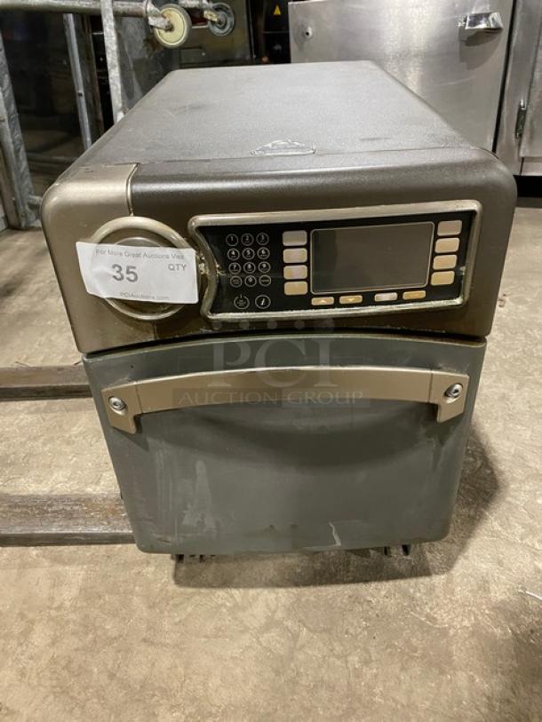 TurboChef NGO countertop rapid cook turbo oven with digital push controls, on legs. Serial: NGOD13644.