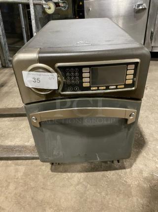 TurboChef NGO countertop rapid cook turbo oven with digital push controls, on legs. Serial: NGOD13644.