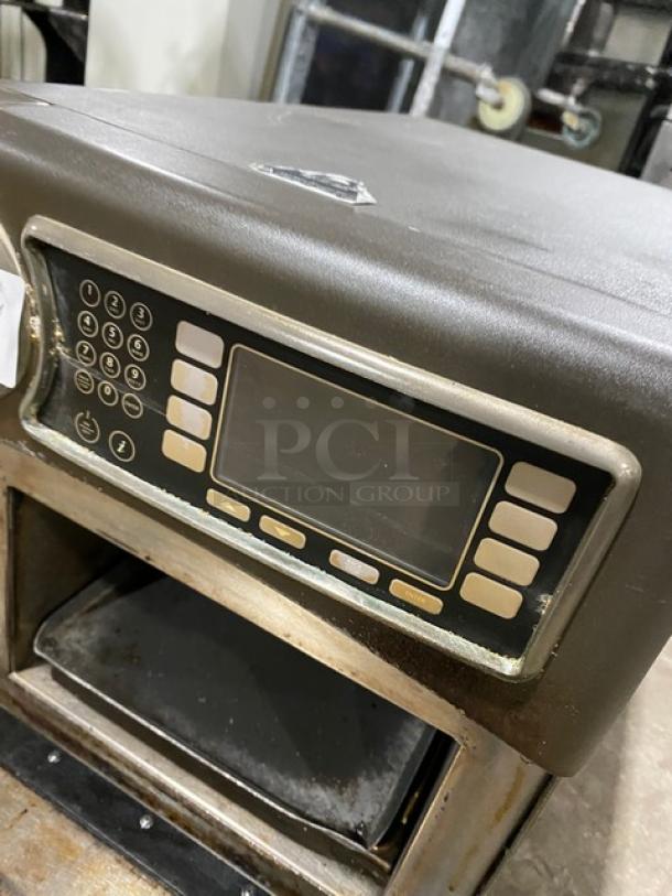 TurboChef NGO electric countertop rapid cook oven, digital controls, on legs, Model NGO SN NGOD13644, used condition.