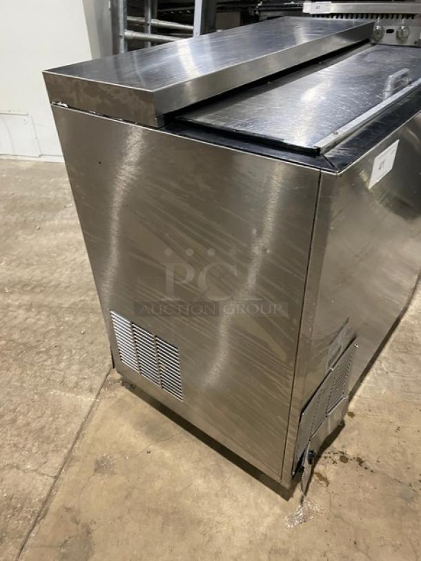 Perlick FR36 stainless steel glass chiller/froster, 115V, 1 phase, on casters, in used condition. Serial number: 715648.