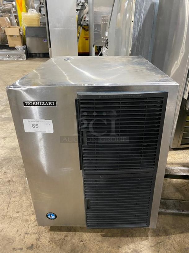 Hoshizaki KM-660MAJ ice machine head, stainless steel, air-cooled, crescent cube style, model KM-660MAJ, 115V, 1 phase.