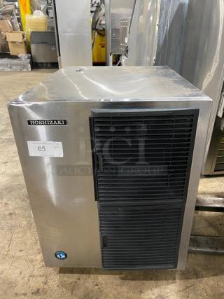 Hoshizaki KM-660MAJ ice machine head, stainless steel, air-cooled, crescent cube style, model KM-660MAJ, 115V, 1 phase.