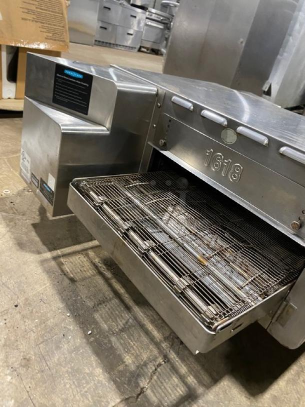 TurboChef HCS1618 stainless steel countertop conveyor oven, model 1618, electric, 208/240V, 1 Phase, used condition.