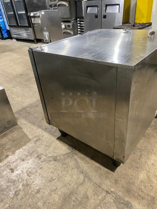 Rational SelfCooking Center Series combi oven, stainless steel, electric, built-in pan slide, on legs, used condition.