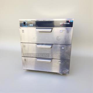 Alto-Shaam 500-3D warming drawer in premium condition, featuring Halo Heat technology. Fully tested, 120V, stainless steel.