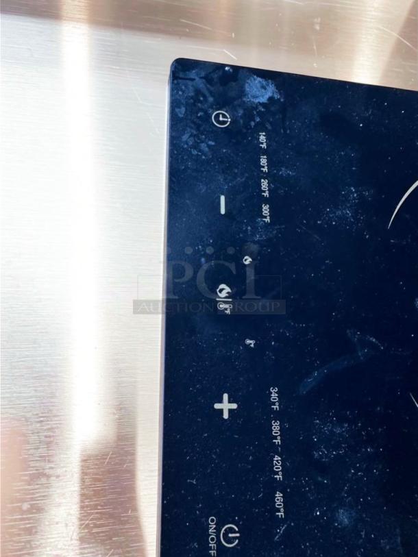 Bonsenkitchen CHK-CCA16-US induction cooktop, 1800W, black, temperature settings visible, in exceptional condition.