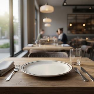 Brand new 5 1/4” dessert sand plates by World Tableware Ultima, Model DSD-5. Restaurant grade, factory sealed.