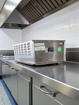 Carter-Hoffmann heated holding cabinet, stainless steel, model KFCVOBH208, excellent condition, UL & NSF listed.