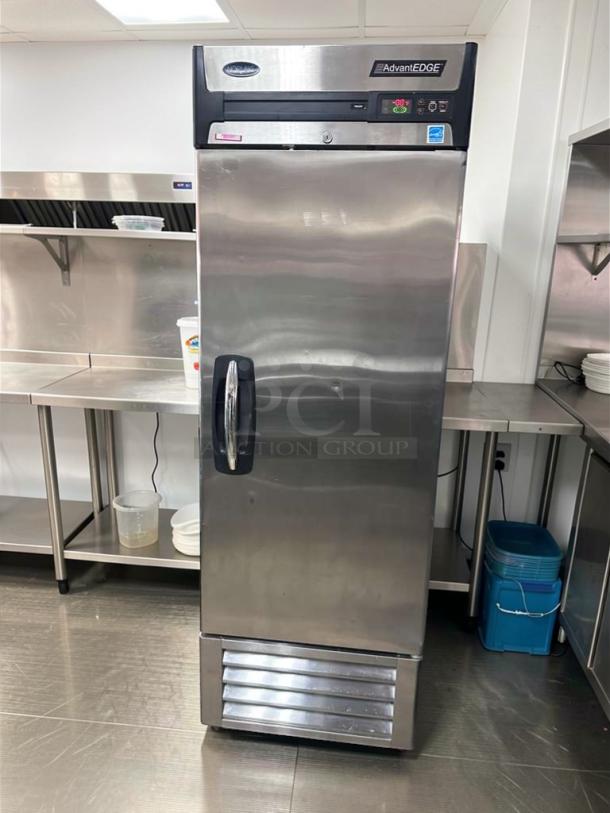 Victory AdvantEDGE Reach-In Freezer, stainless steel, Energy Star, superior condition, fully tested, operational.