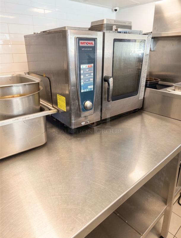 Rational SelfCookingCenter combi oven, stainless steel, prime condition, tested, operational, model RAT-L-CMB-0636.