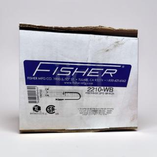 Fisher 2210-WB pre-rinse spray valve boxed, NSF listed, Fisher Manufacturing, California. Ideal for restaurant use.