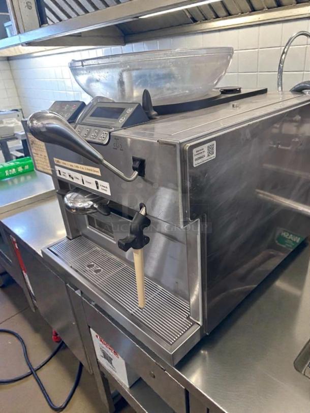 Starbucks Mastrena Commercial Espresso Machine in excellent condition with dual hopper, fully tested, operational, STAR-L-ESP-0361.