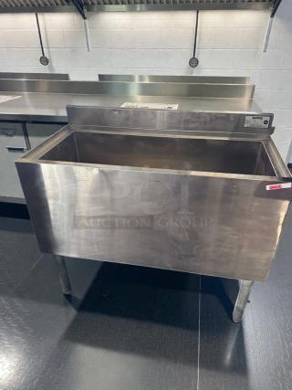 High-grade Krowne 48" commercial ice bin with cold plate, NSF certified, fully tested, model 48-36-7, excellent condition.