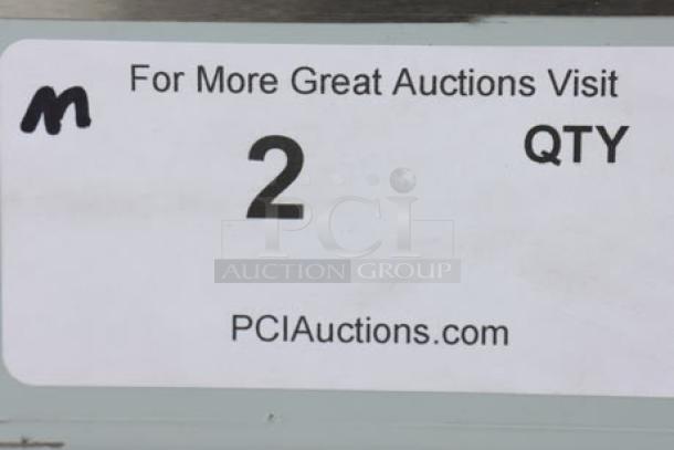 Regency 94" 3-compartment stainless steel sink, model 600S31824218. Features 2 drainboards, minor scratches, and dents.