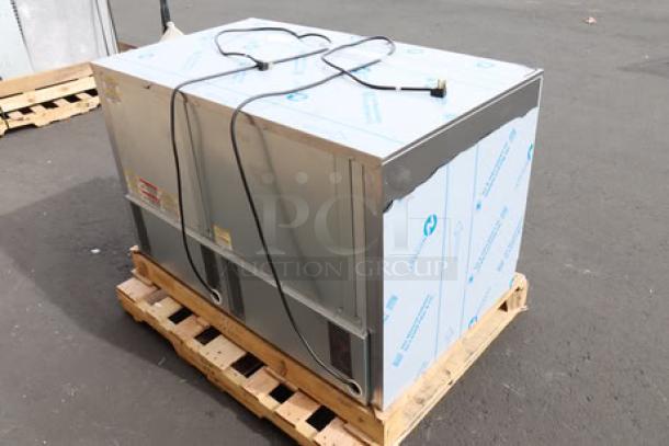 Beverage-Air UCRF48AHC-1-SA-B-23 48" dual temp undercounter fridge/freezer on pallet, brand new, may have light scuffs.