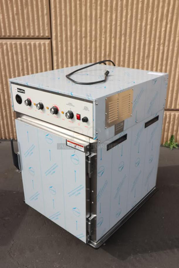 Brand new Cooking Performance Group SlowPro CHSP1SM undercounter cook and hold oven with smoker feature, out of packaging.