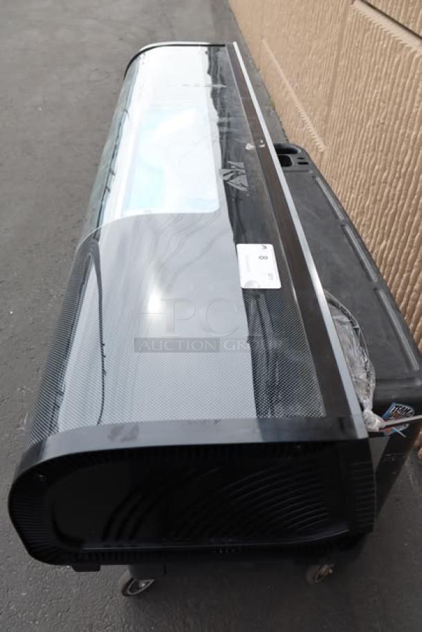 Brand new Emperor's Select CSD-60 sushi display case, 115V, 1.3A, 1 Phase, unboxed condition, S/N: 1763508250169.