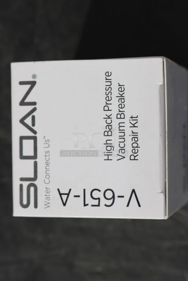 Sloan V-651-A Vacuum Breaker Repair Kit, unopened in original packaging, high back pressure model, 28 available.