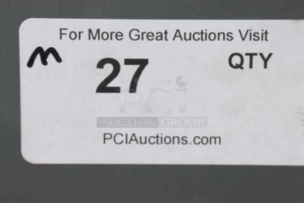BRAND NEW SCRATCH-N-DENT Regency GT35 70 lb. Grease Trap, 35 GPM, PDI Certified, 3" Non-Threaded Connections, auction label.