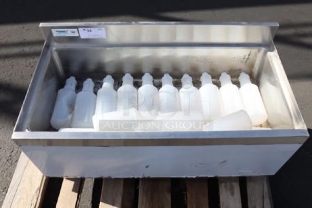 Regency IB1836-CPT underbar ice bin with 7 circuit cold plate, brand new scratch-n-dent condition, 18x36 inches.