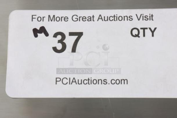 DoughXpress DXSM-270 Bun/Bagel Slicer, adjustable slice thickness 1/2" to 1 1/2", 120V, 1/2 hp, out of packaging.