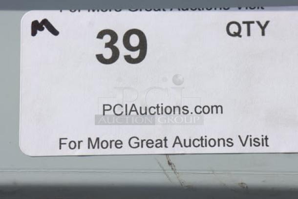Regency S1C1818 stainless steel commercial sink, 23", 16-gauge, one compartment, 18"x18"x14" bowl, small dent upper right.
