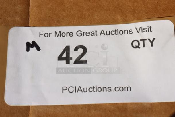 Label showing quantity 42 for Blodgett 32291 Motor, 1/3hp, 115v, 2spd, listed on PCI Auctions website.