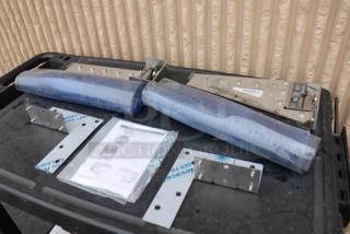 Curtron PP-C-080-3096 Polar-Pro swinging doors, 30" x 96", polar grade, brand new, missing original packaging and possible small pieces.