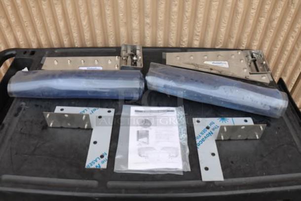 Brand new Curtron PP-C-080-3096 Polar-Pro swinging doors, 30" x 96". Out of original packaging, potential missing parts.