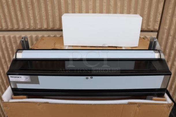 Regency Spec Line 600SRD30S 30" stainless steel double tier speed rail, brand new, in torn original box.
