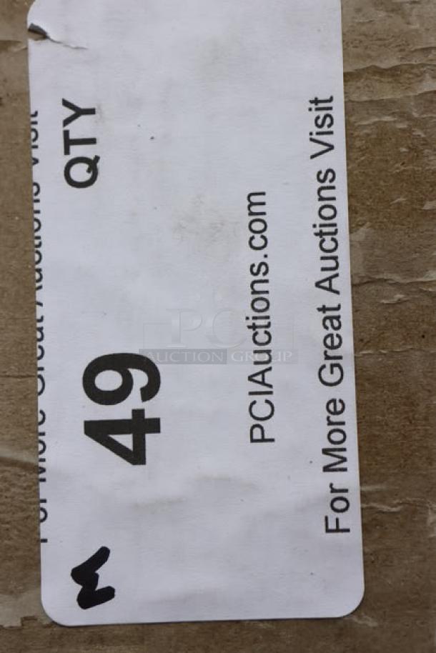 Regency 600SM16206 stainless steel mop sink, brand new, 25" one compartment, minor scuffs, original packaging damaged.