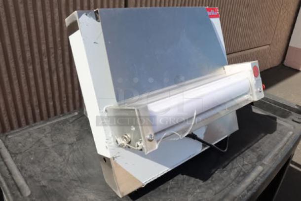 Estella EDS12S 12" countertop dough sheeter, brand new scratch-n-dent condition, 120V, 1/2 HP, S/N: DR-2S-901449-002.