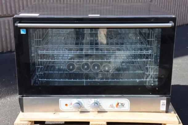 Cooking Performance Group COF-T4-M convection oven, 4 trays, electric, moisture injection, thermostatic controls, 208-240V.