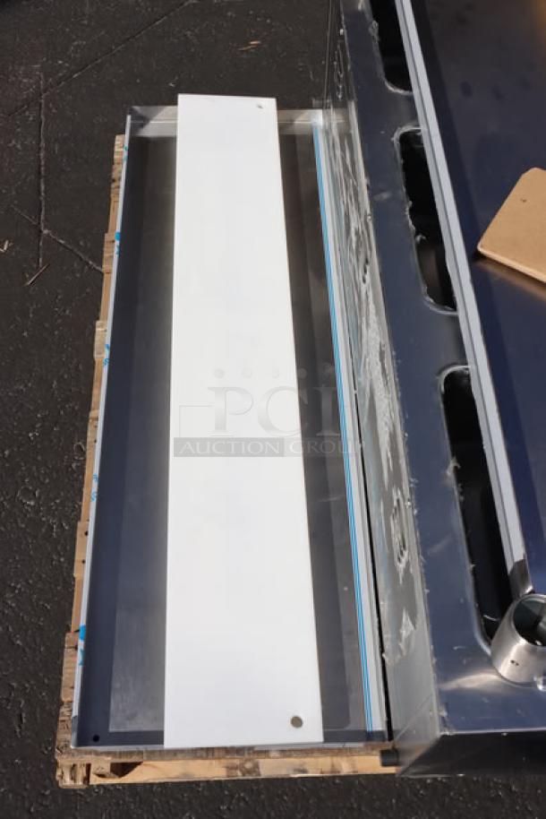 BRAND NEW Eagle Group SPHT3 Portable Steam Table with three-pan capacity, sealed well. Scratch-n-dent condition. Model visible.