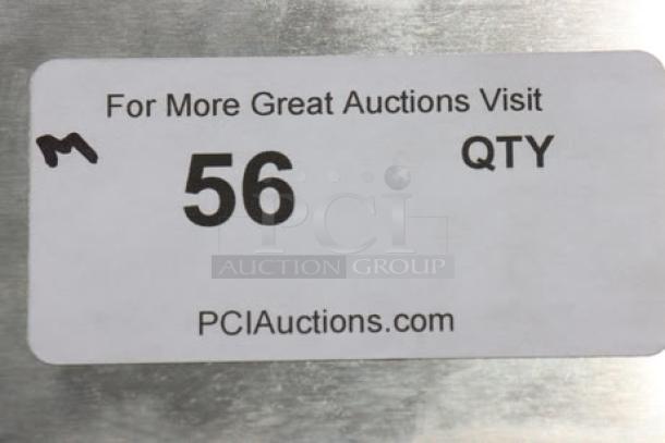 Sticker on True refrigerator/freezer reads: "For More Great Auctions Visit PCIAuctions.com. 56 QTY".