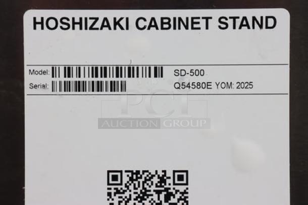 BRAND NEW 2025 Hoshizaki SD-500 Stand for DCM-300/500 Ice Machines, S/N: Q54580E, no original packaging.